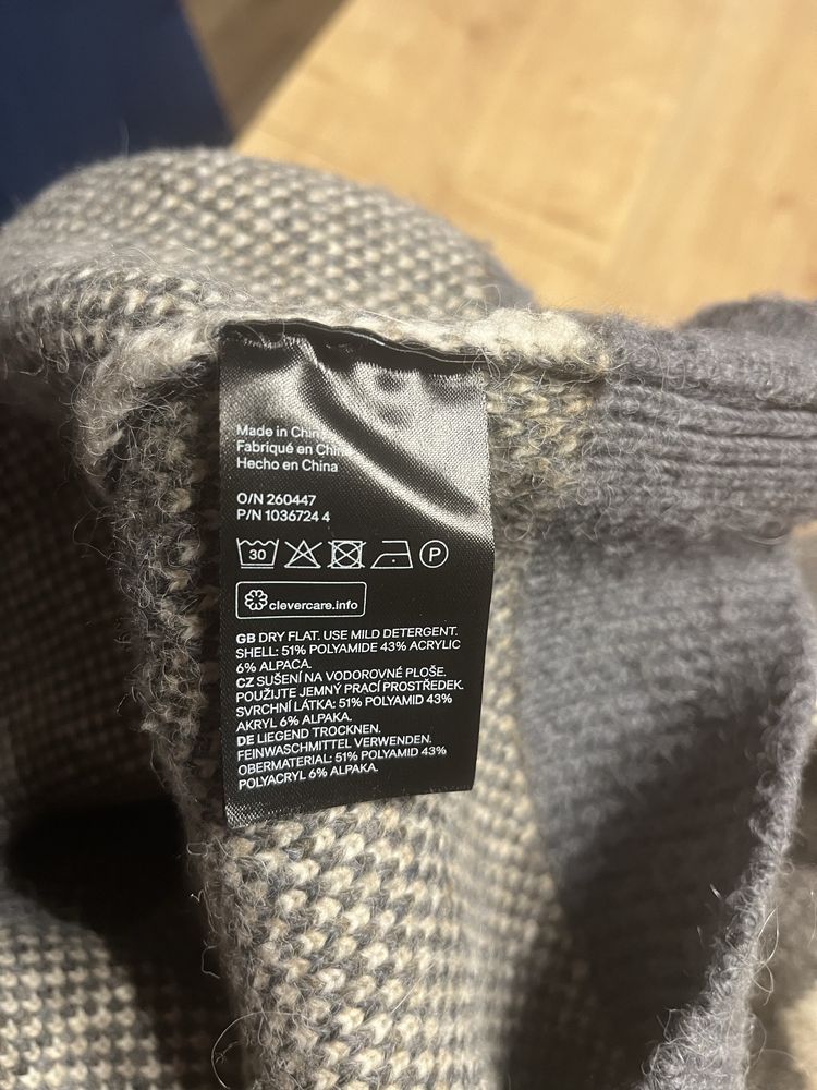Sweter z alpaki H&M rozmiar M