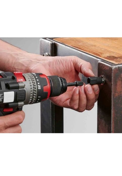 Conjunto extrator parafusos sextavados parkside