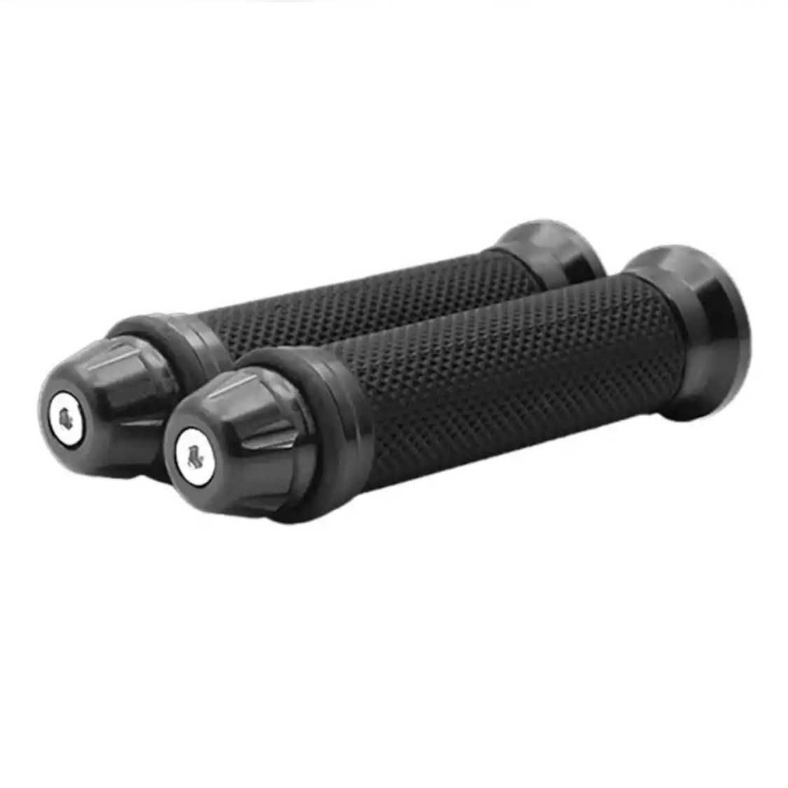 Par de punhos 22 mm alumínio e borracha pesos moto