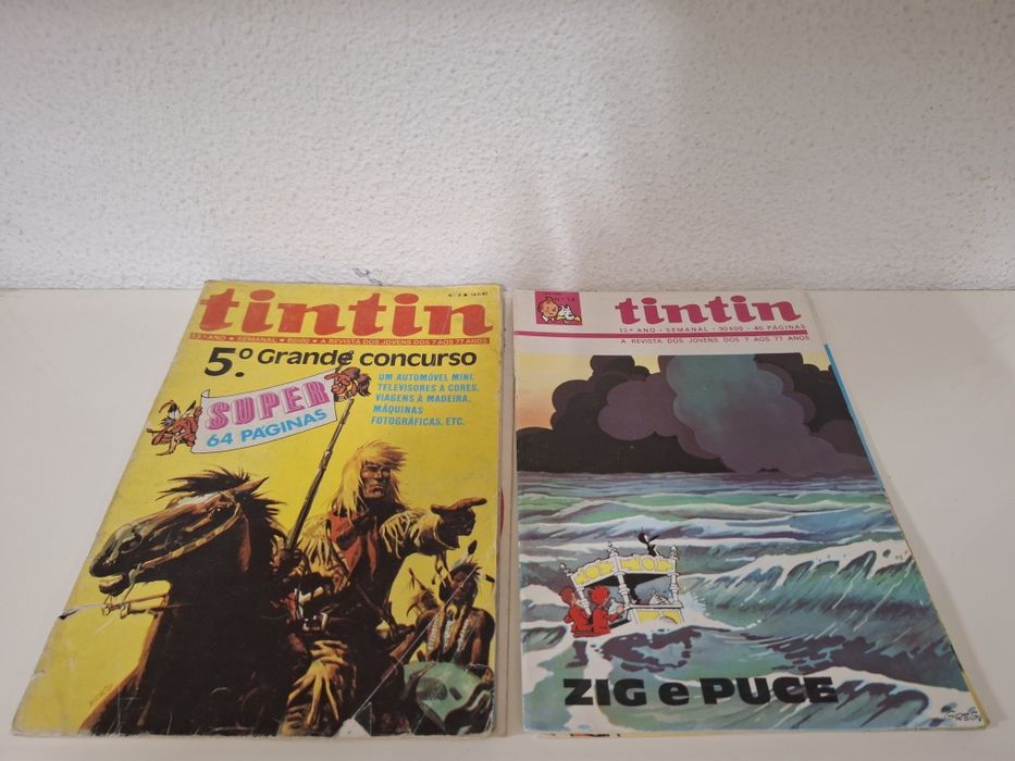 Revistas  antigas Tintin