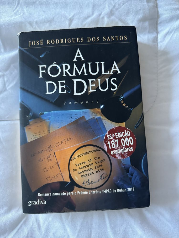 Livro Jose Rodrigues Dos Santos - A formula de Deus