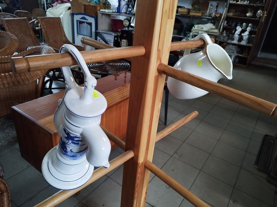 stojak wieszak drewniany duży 225 cm
