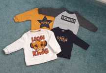 Camisolas / Sweats cardadas 3-6 e 6-9 meses