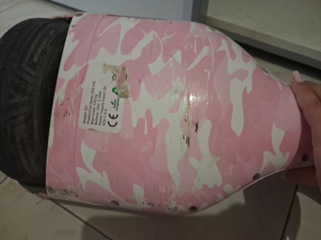 Overboar  Rosa e Branco