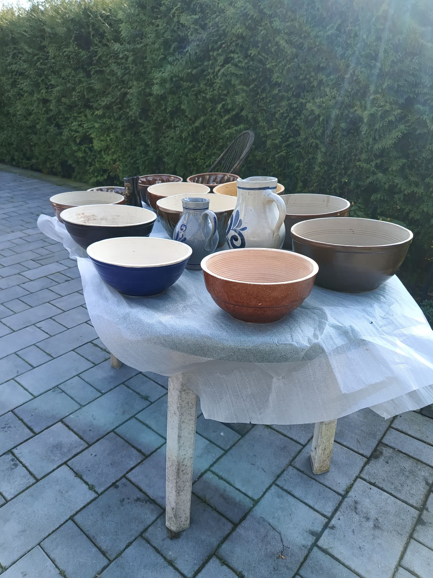 Stare ceramiczne makutry