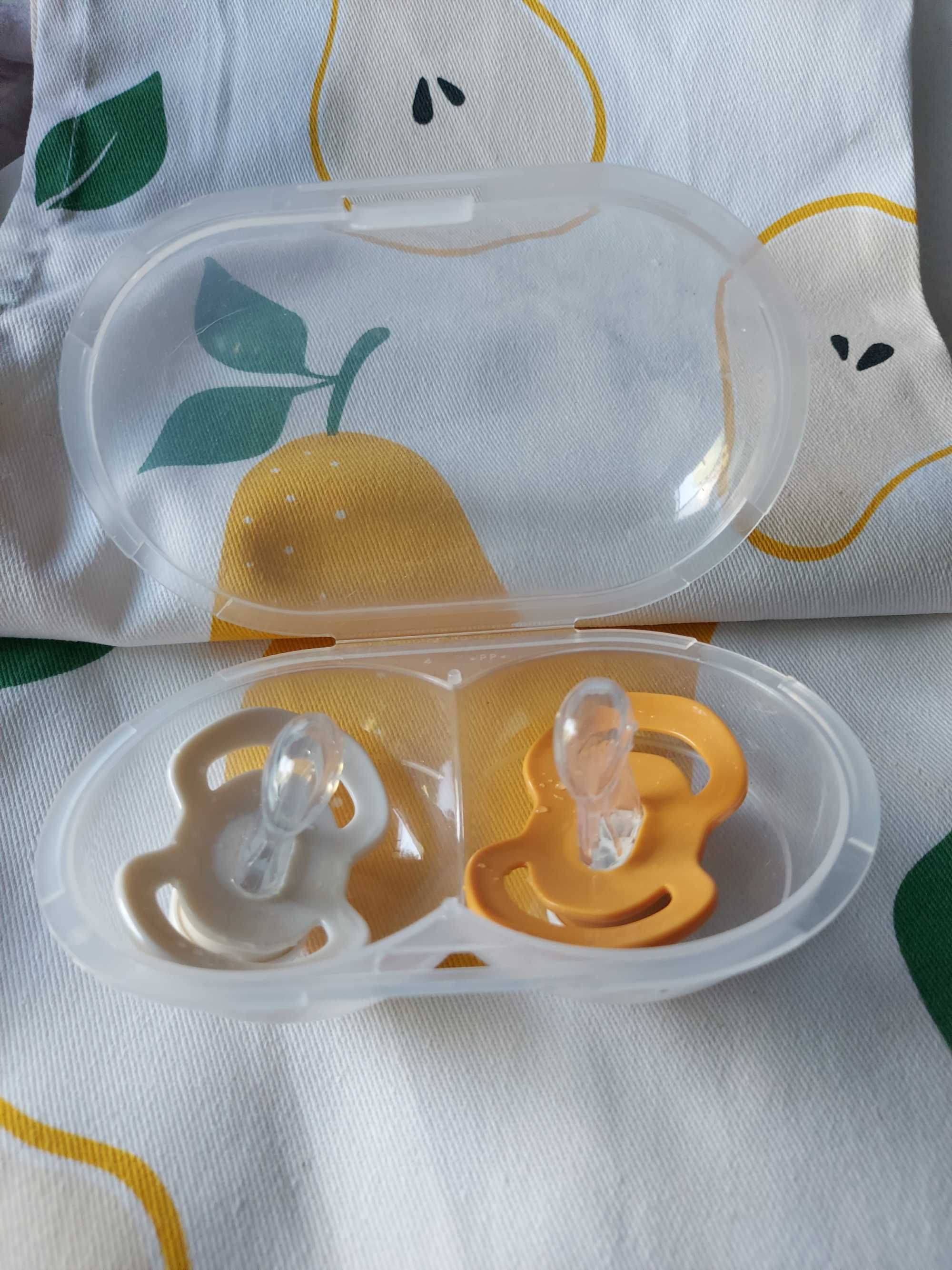Smoczek Rossmann babydream symetryczny 0-3 beżowy neutralny