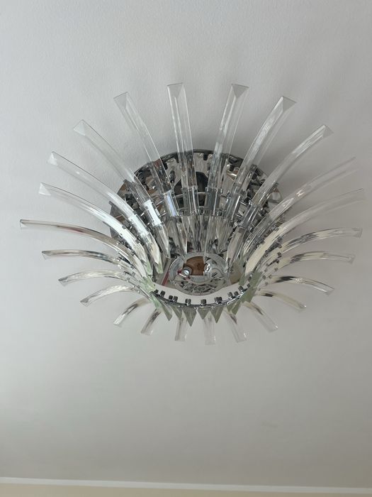 Żyrandol szklany plafon glamour Maxlight Kristal 3960/12 C