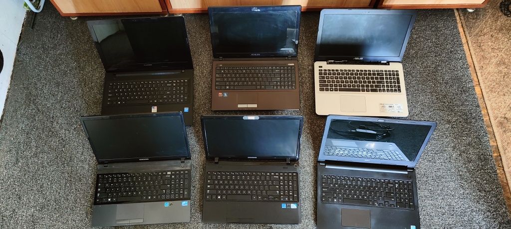 6xlaptop: Lenovo G50-30 80G0, Dell, 2xAsus R556L i5, X53Z, 2xSamsung