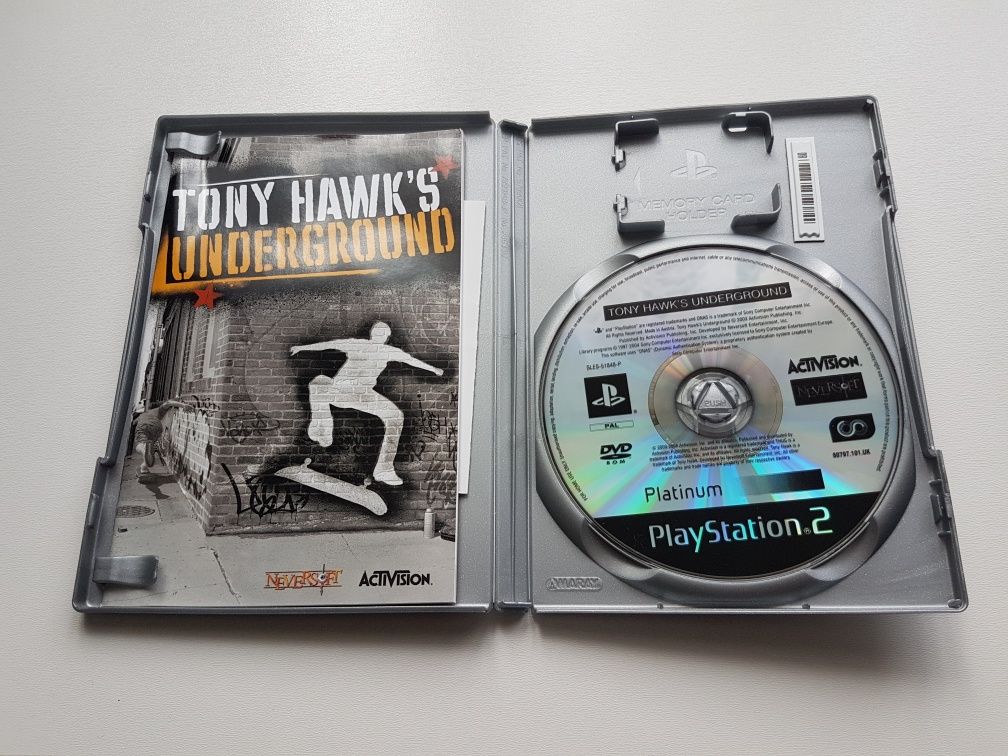 Tony Hawk Underground PS2 Ang