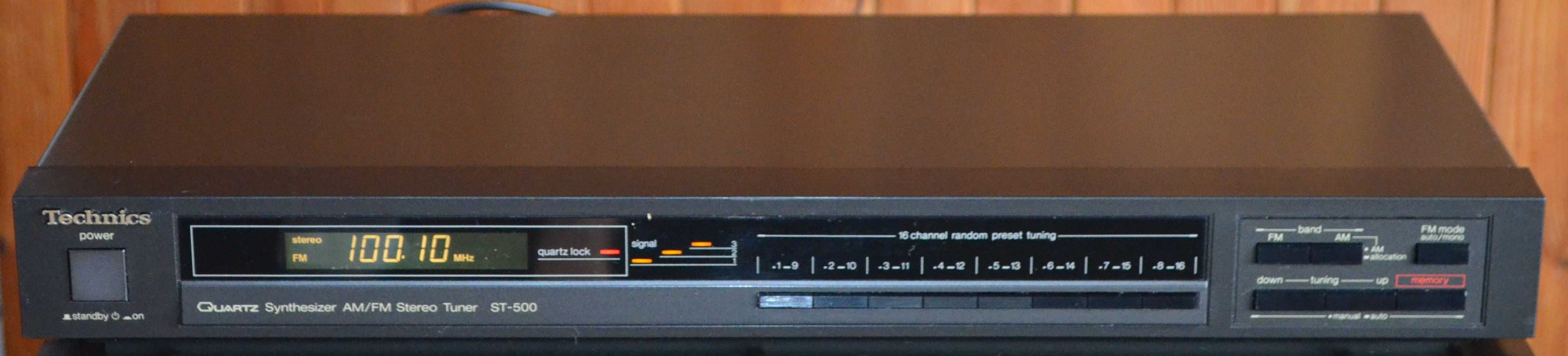 Technics ST-500 Tuner Cyfrowy Radio Quartz Japan