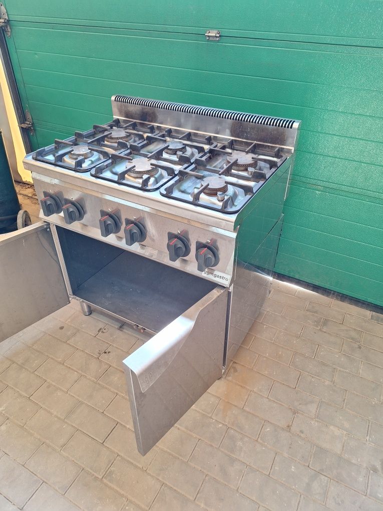 Kuchnia gazowa 6 palników 28,5 kw