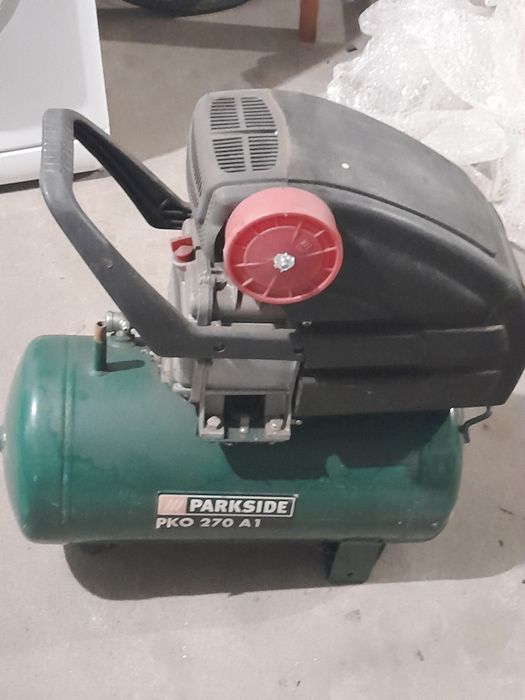 Kompresor Parkside PKO 270 A1 – niekompletny, do naprawy / na części