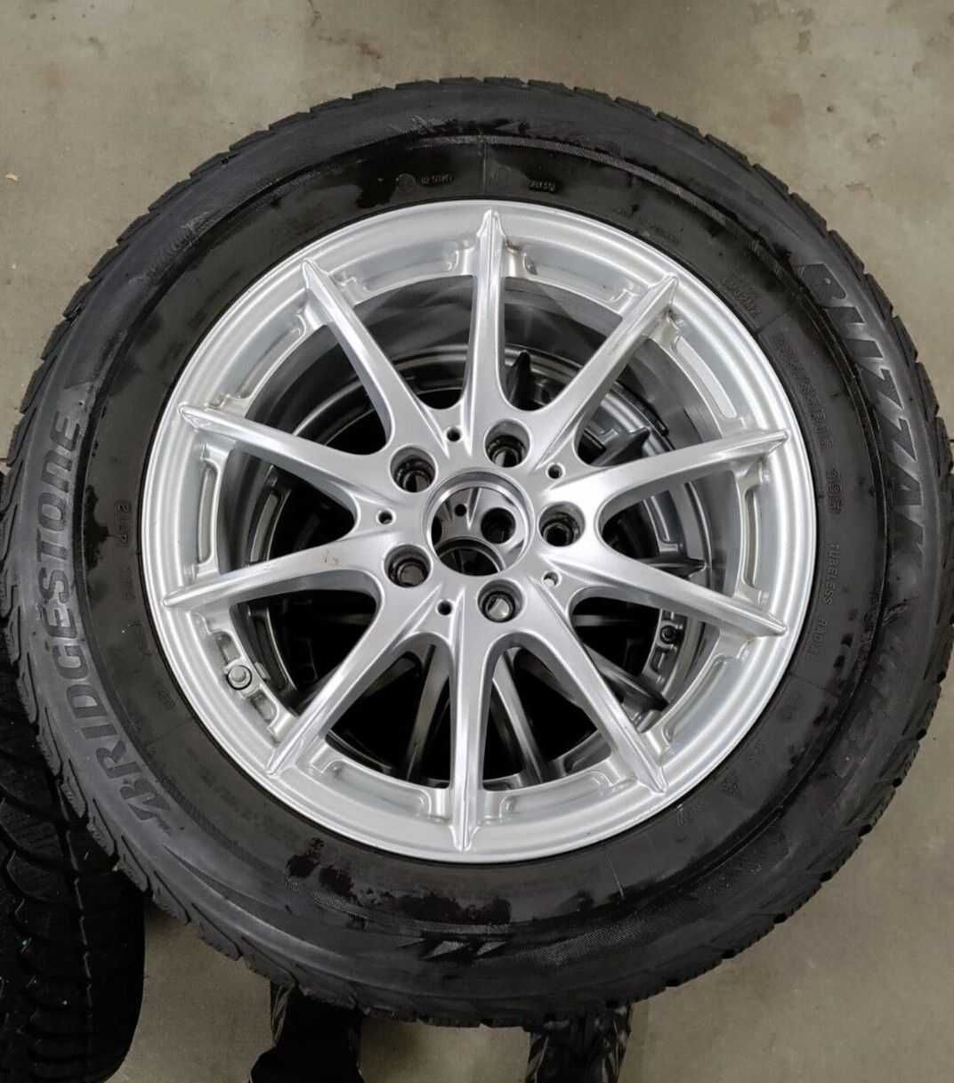 Koła alufelgi opony zimowe Mercedes W212 225/55 R16 6mm