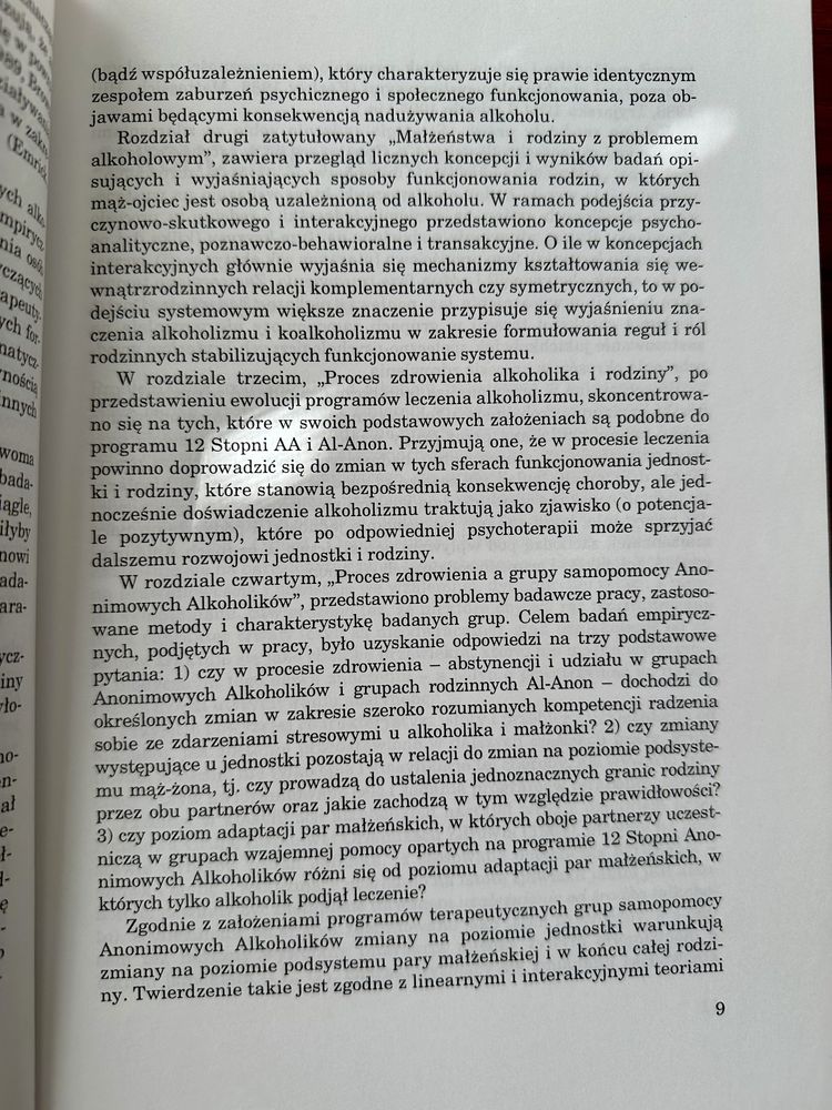 Alkoholizm. Małżeństwa w procesie zdrowienia