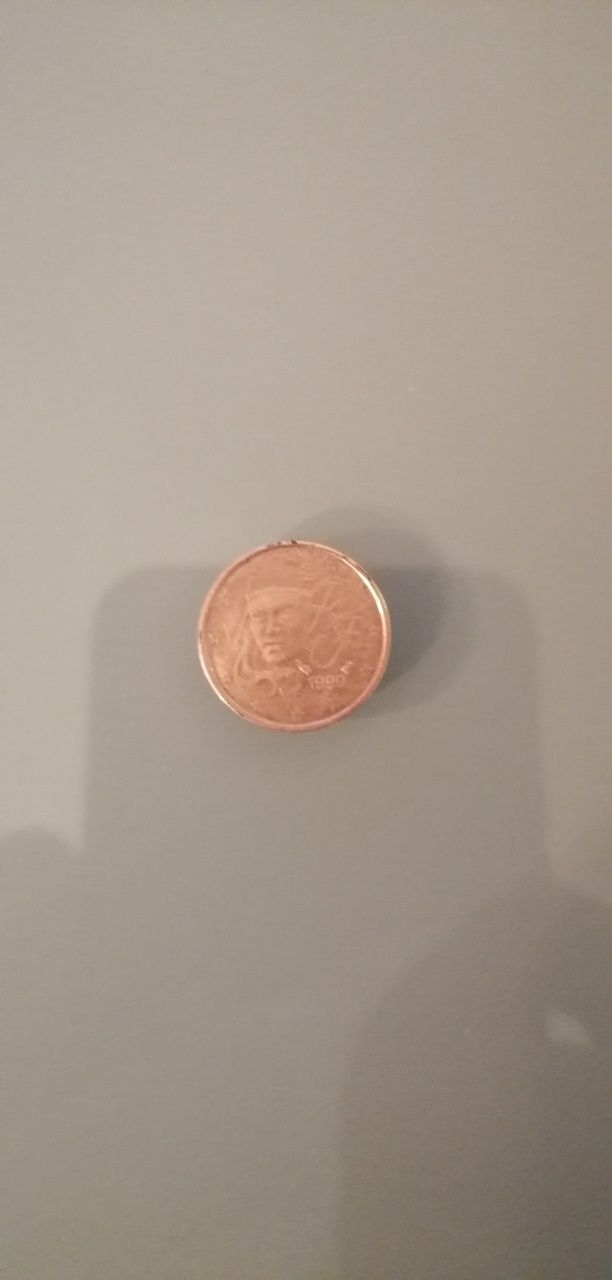 Moneta 1 euro cent unikat