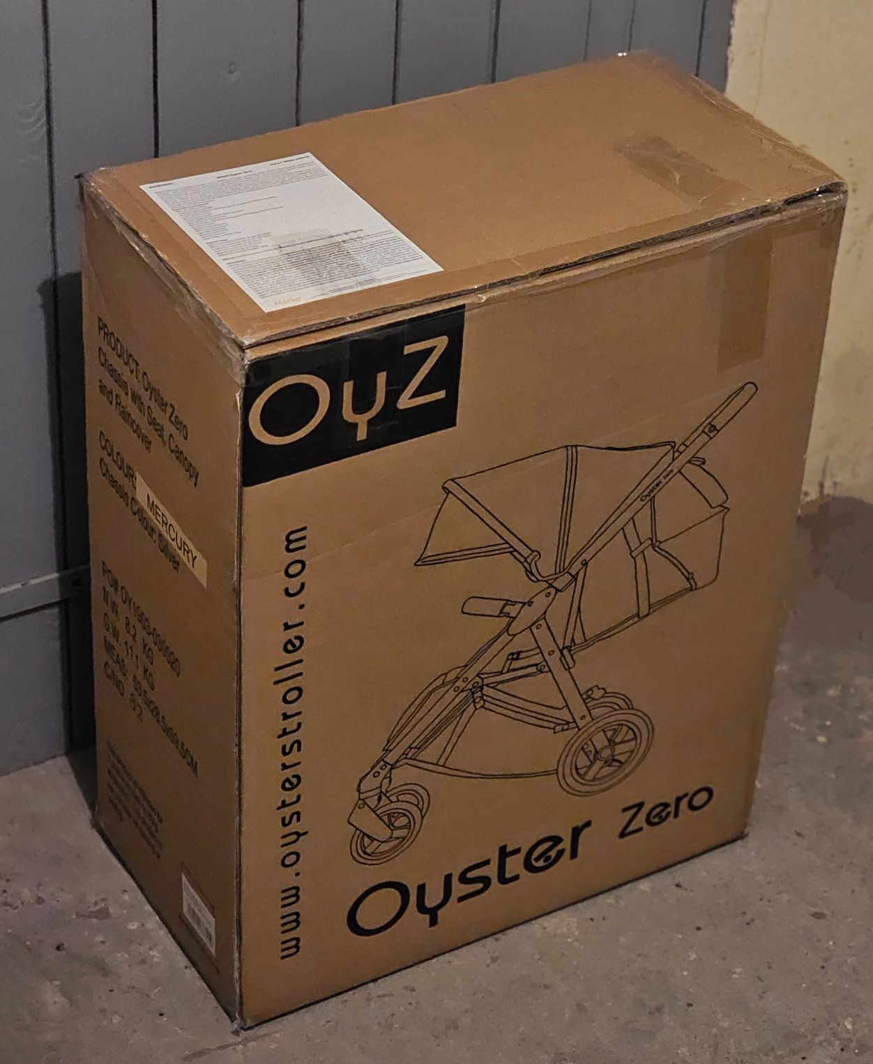 Wózek Oyster Zero + akcesoria