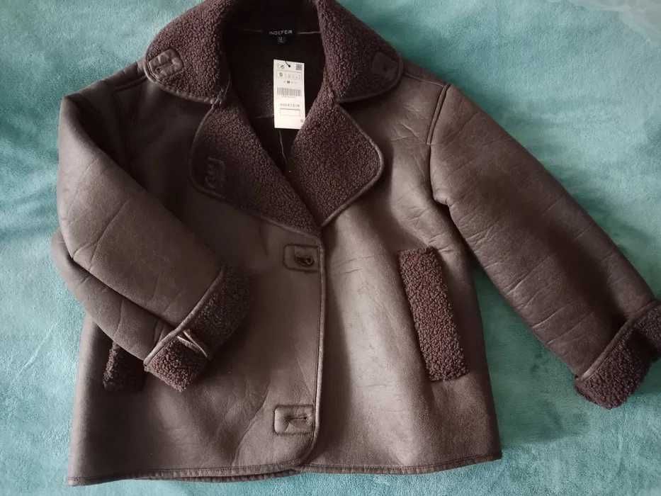 Дублянка  стильна  тренд  2025-2026  колір  Шоколад  демісезон