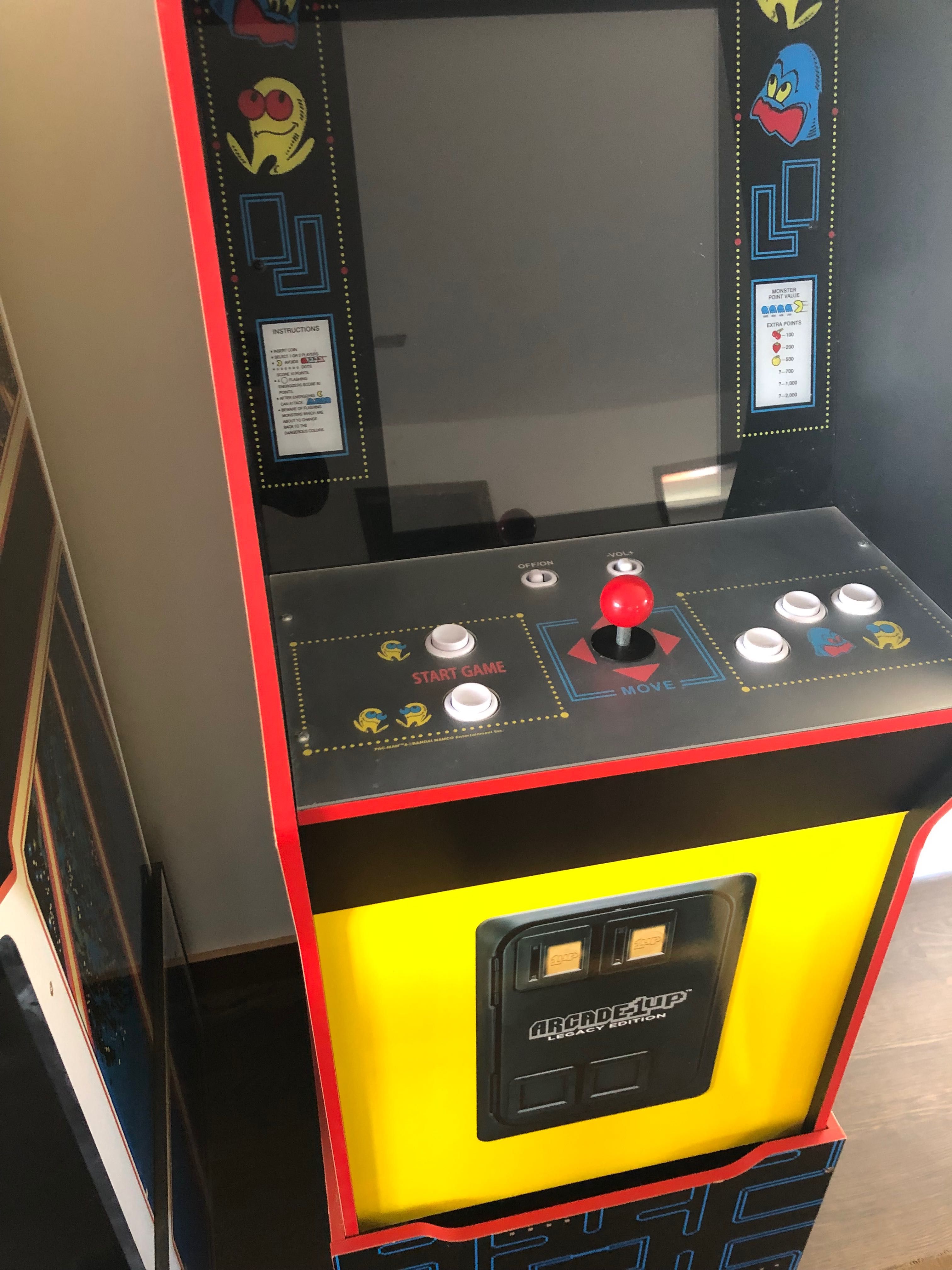 Máquina Arcade 1UP Atari e Namco Pac-Man e Tempest
