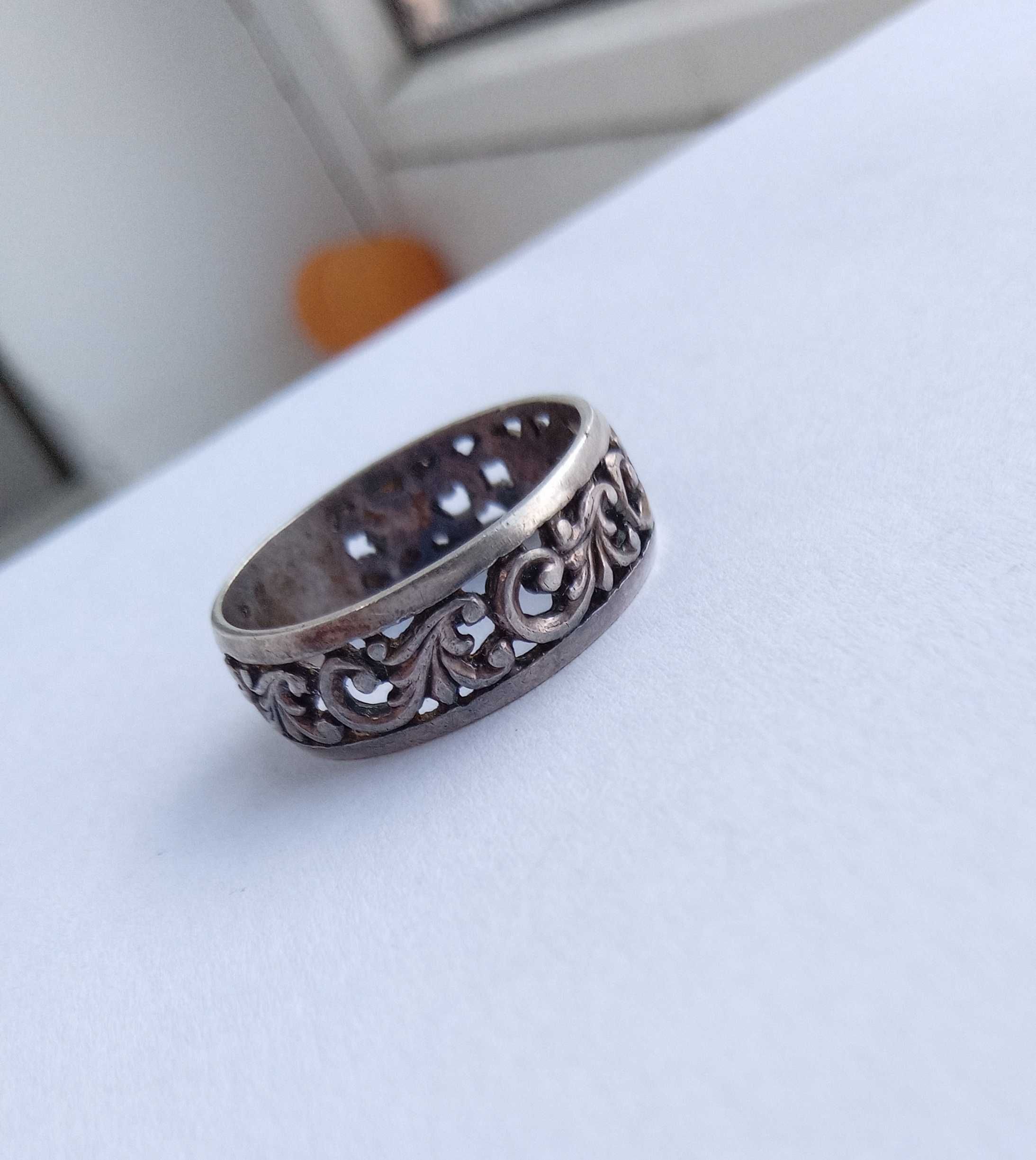 Перстень Кольцо ажурное серебро 925 проба. Размер 19.  Винтаж