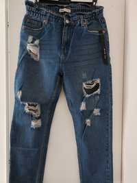 Spodnie jeansowe fit mom.nowe!