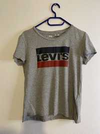 Damska szara koszulka t shirt Levi’s S