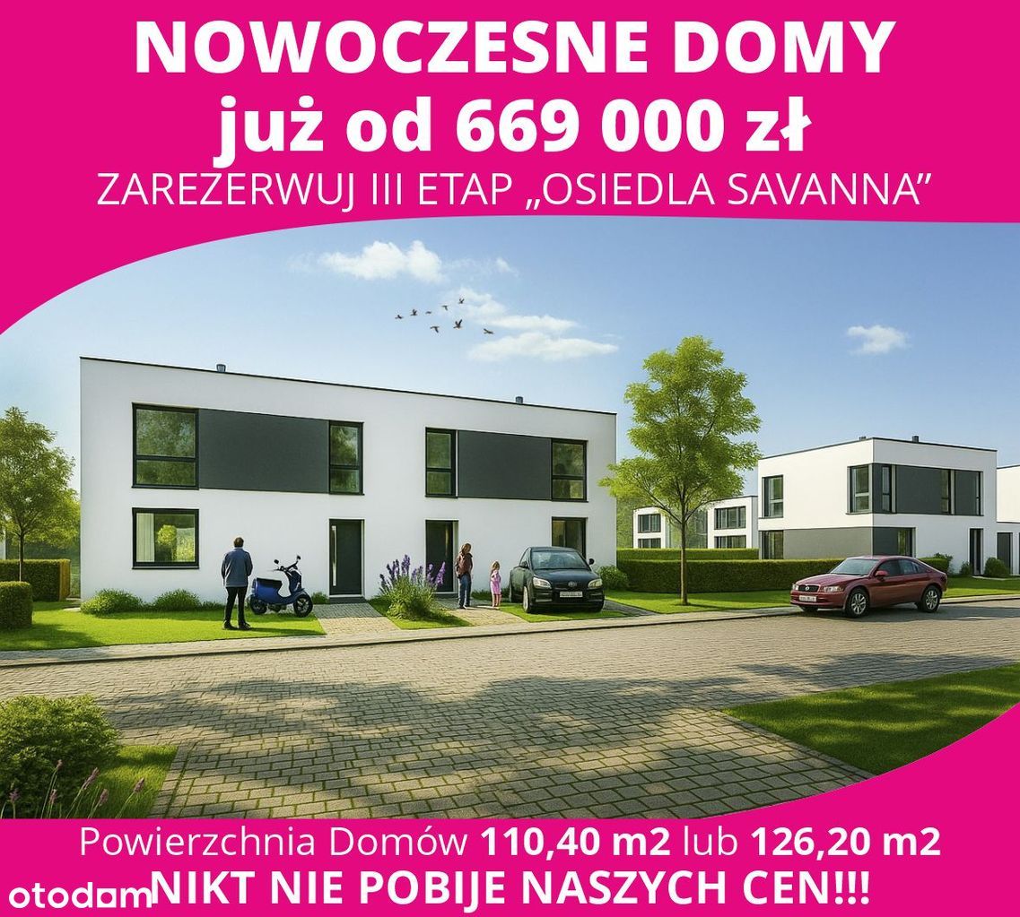 EUROHOME Osiedle Savanna III ZIELONA GÓRA - Ostatnie 3 DOMY!