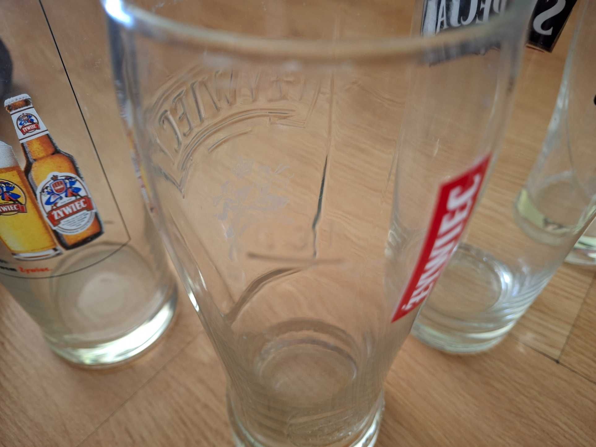 Kufle do piwa szklanki 5szt. 0,5L i 1szt. 0,3L Heineken Żywiec Specjal