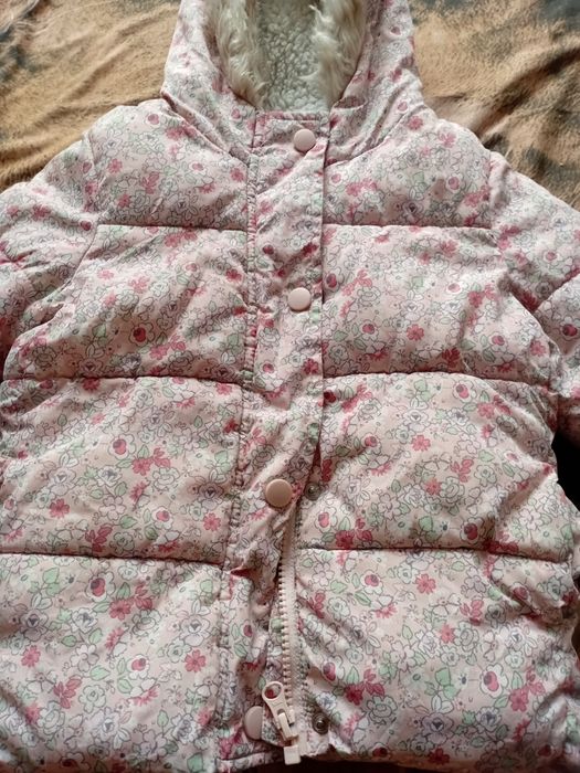 Тепла куртка для дівчинки 2-3роки