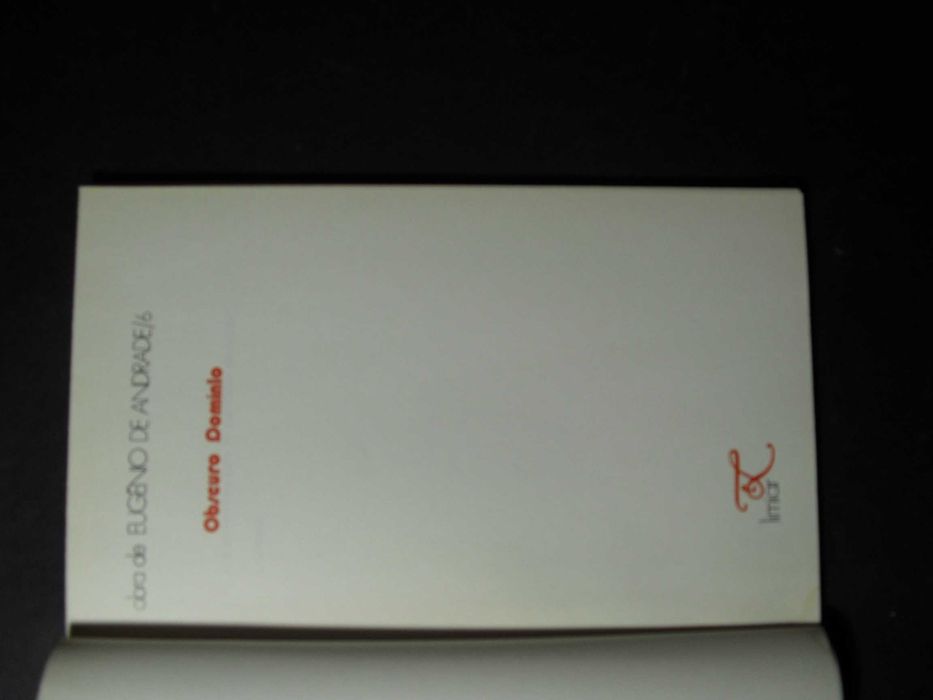 Andrade (Eugénio de);Véspera da Água;