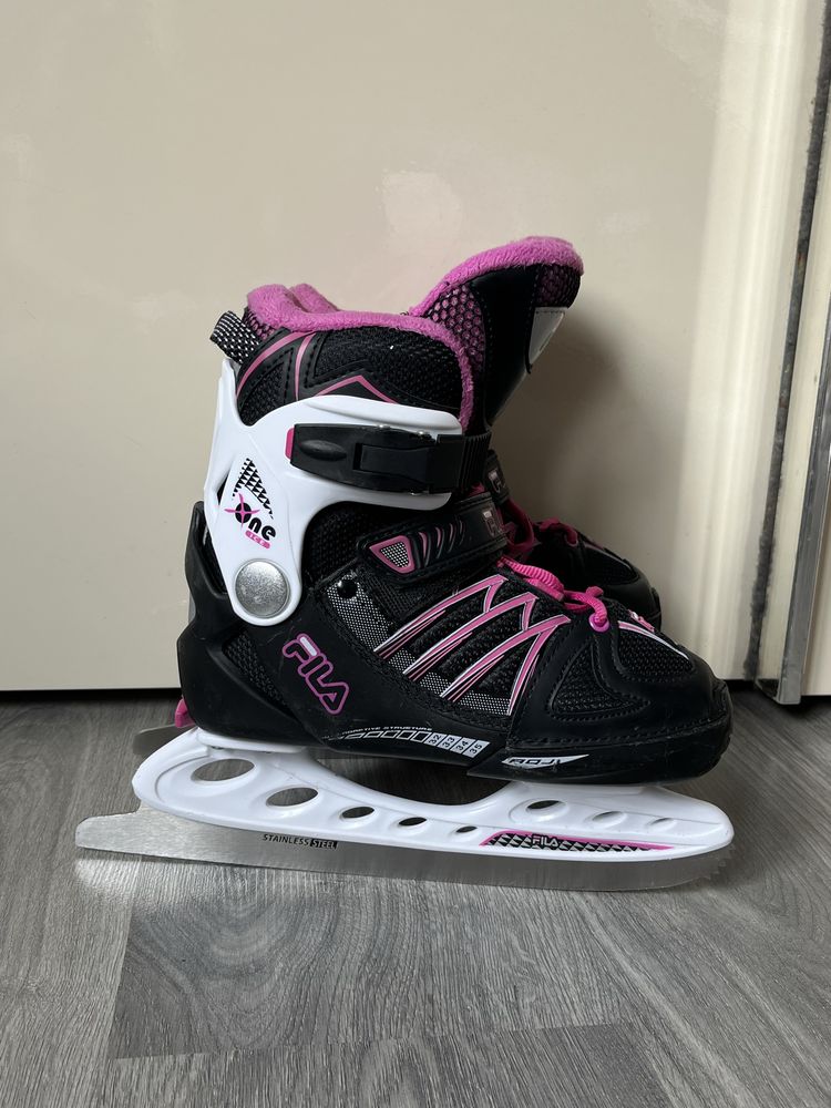 Дитячі Ковзани дитячі FILA X-One G black/pink розмір 32-35