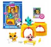 HASBRO LITTLEST PET SHOP Zestaw Dżungla + 3 Figurki Akcesoria