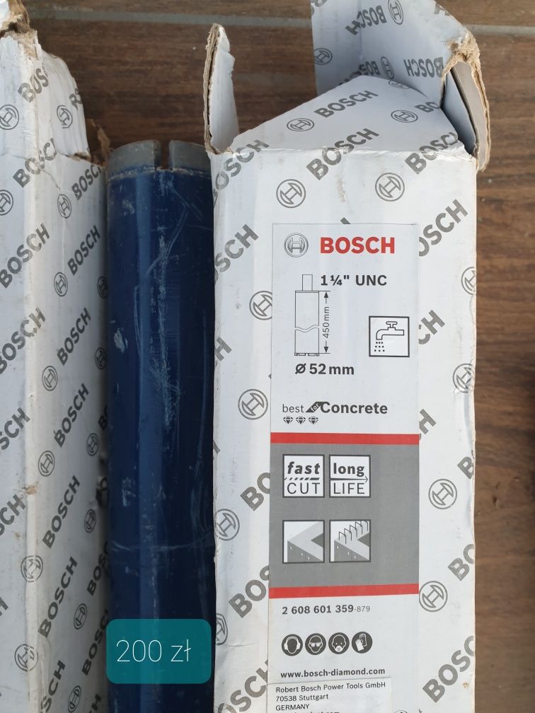 Bosch diamentowa koronka wiertnicza
