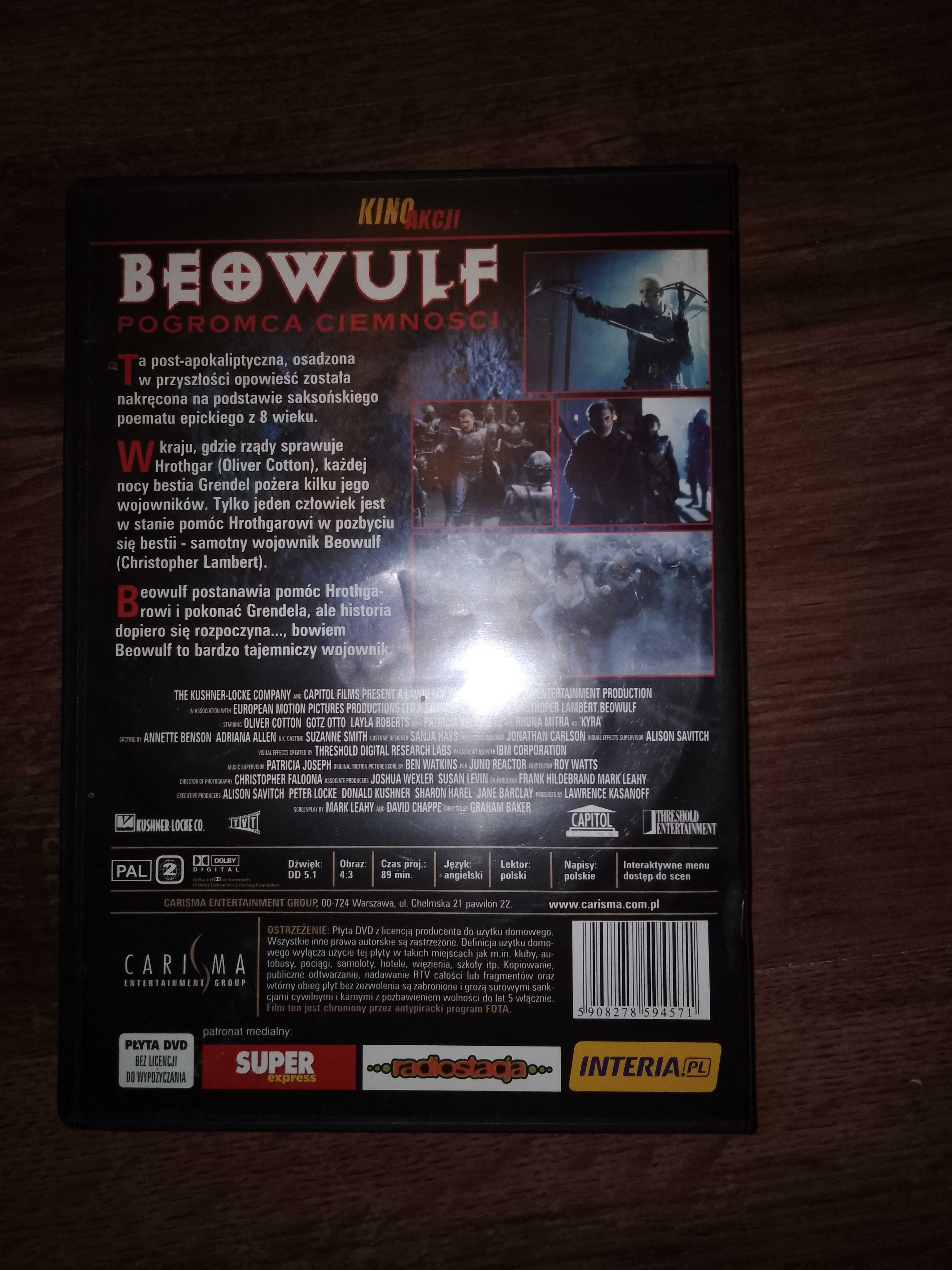 Beowulf: Pogromca ciemności dvd