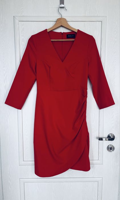 czerwona sukienka mohito S 36 idealna, nowa bez metki