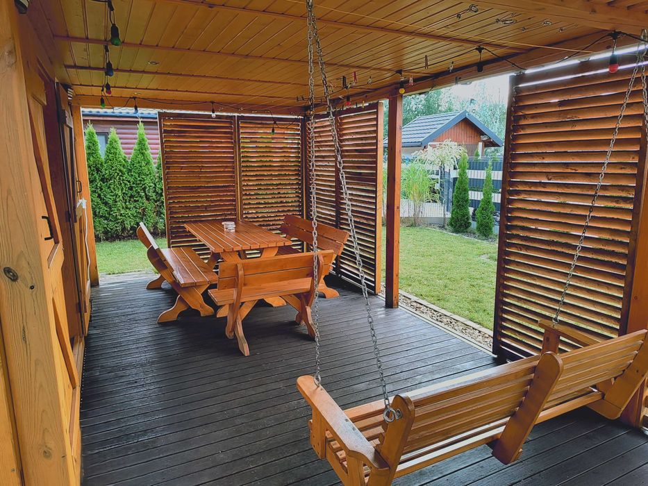 Domki całoroczne nad jeziorem w miejscowości Przydwórz