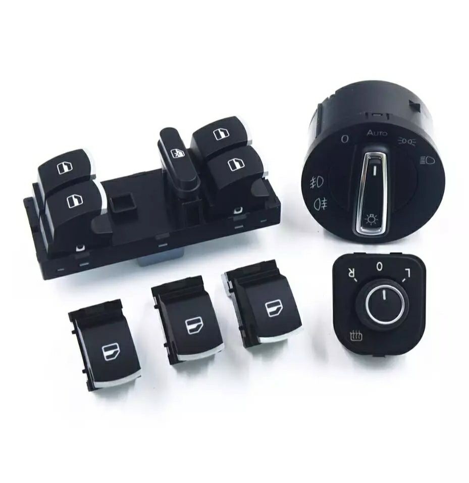 Kit Set Comandos Botões Vidros VW Golf MK5 6 Jetta MK