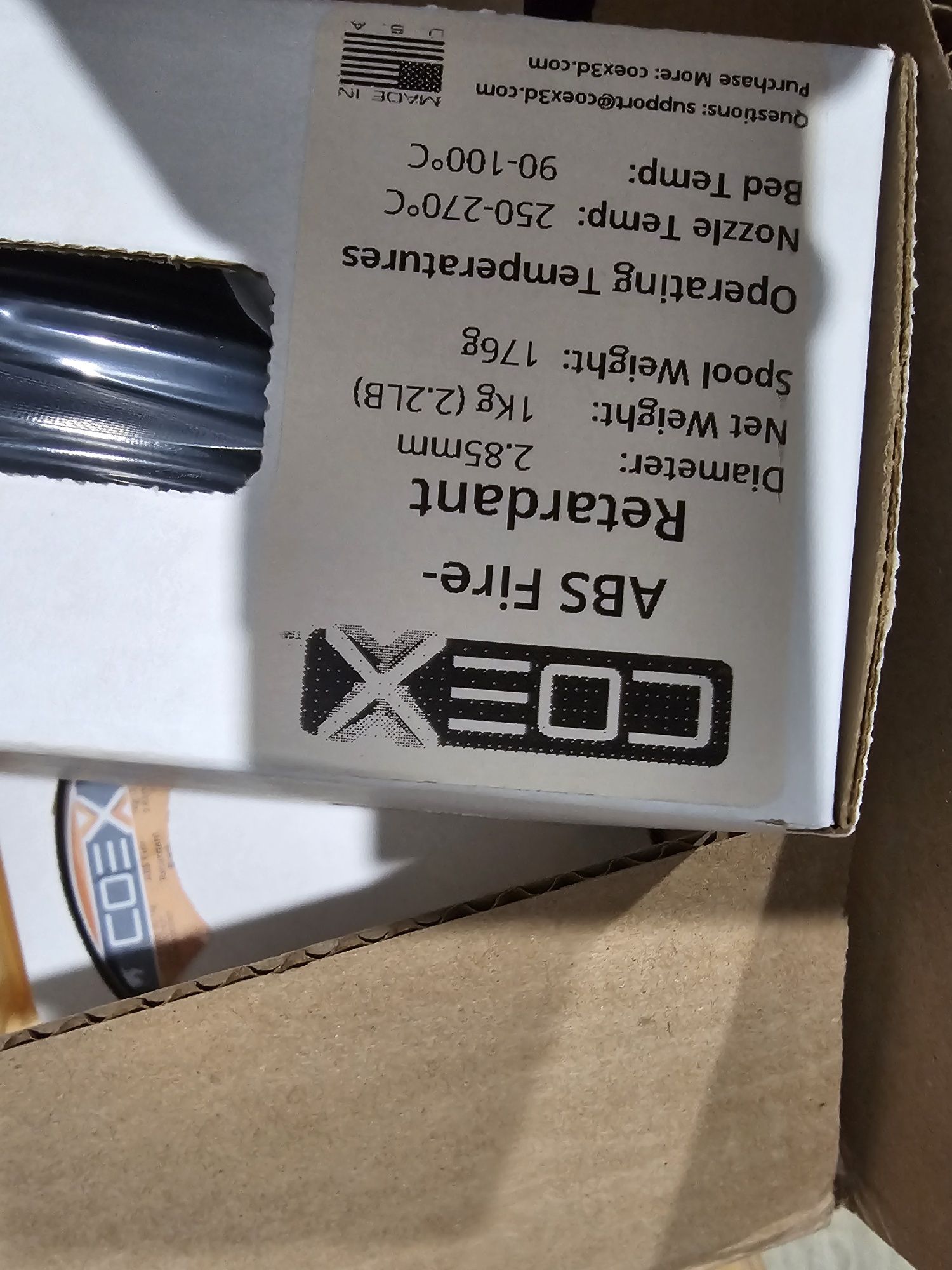 Філамент CoeX ABS FR V0 2.85 мм