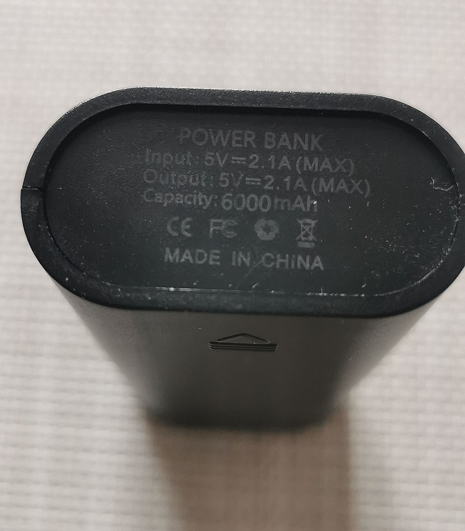 Power Bank 6000 mAh 5V 2,1A