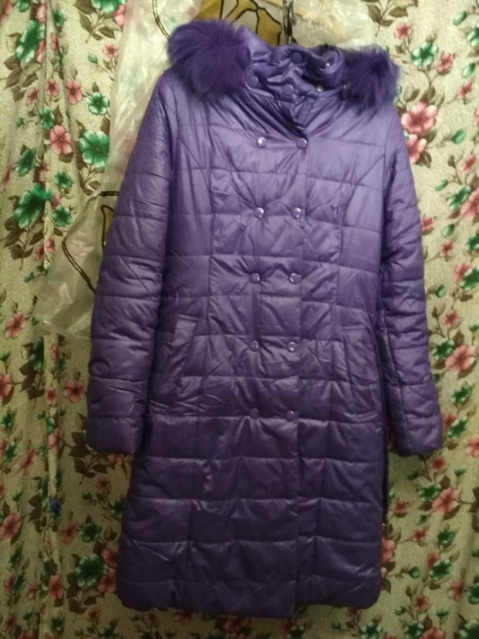 Зимняя куртка на девочку-подростка (154-164 см) теплая