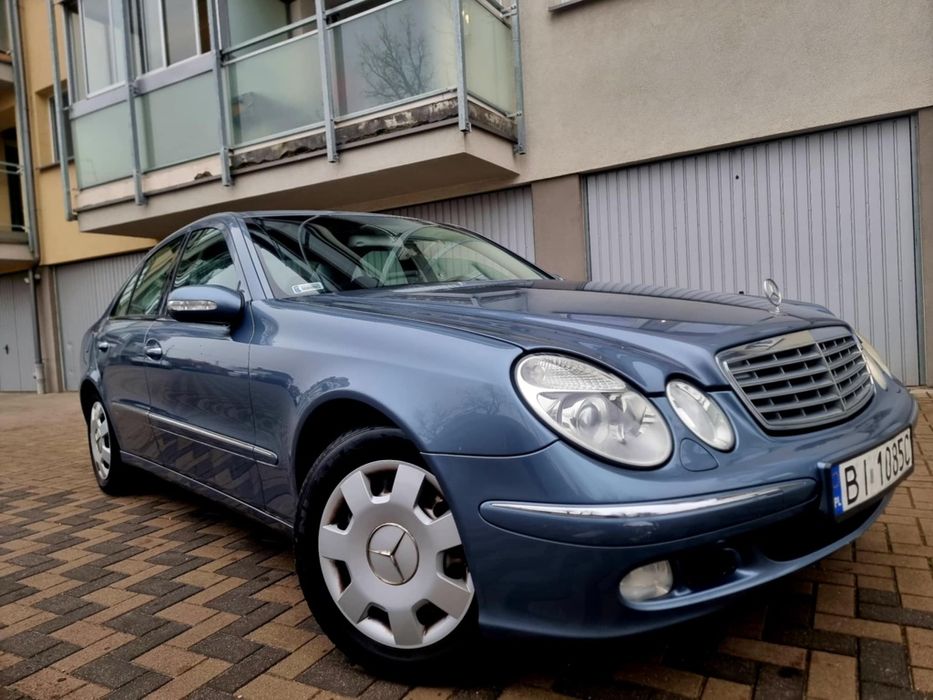 Mercedes-Benz E270 manual 2002r. Elegance 2,7 Cdi 177km, alusy zamiana
