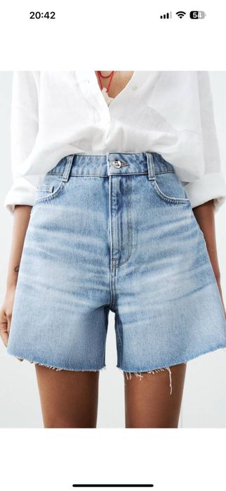 Шорти ZARA висока посадка
