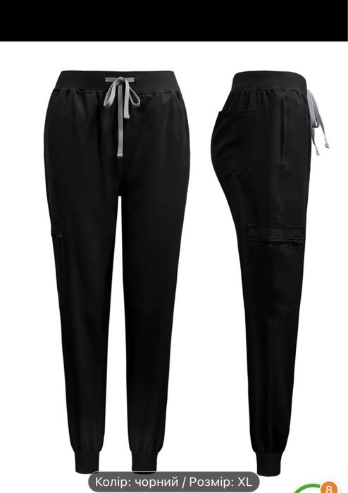 Костюм медичний, жіночий, чорний XL