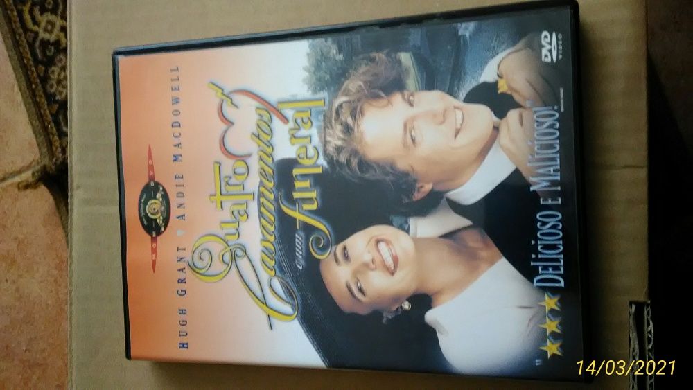 Dvd 4 Quatro Casamentos e Um 1 Funeral Filme Hugh Grant Andie MacDowel