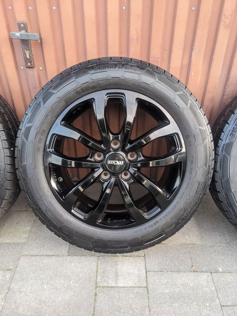Koła Alufelgi Oxxo Hyperion Black Vw T5 T6 5x120 7Jx17 ET56 215/60R17C