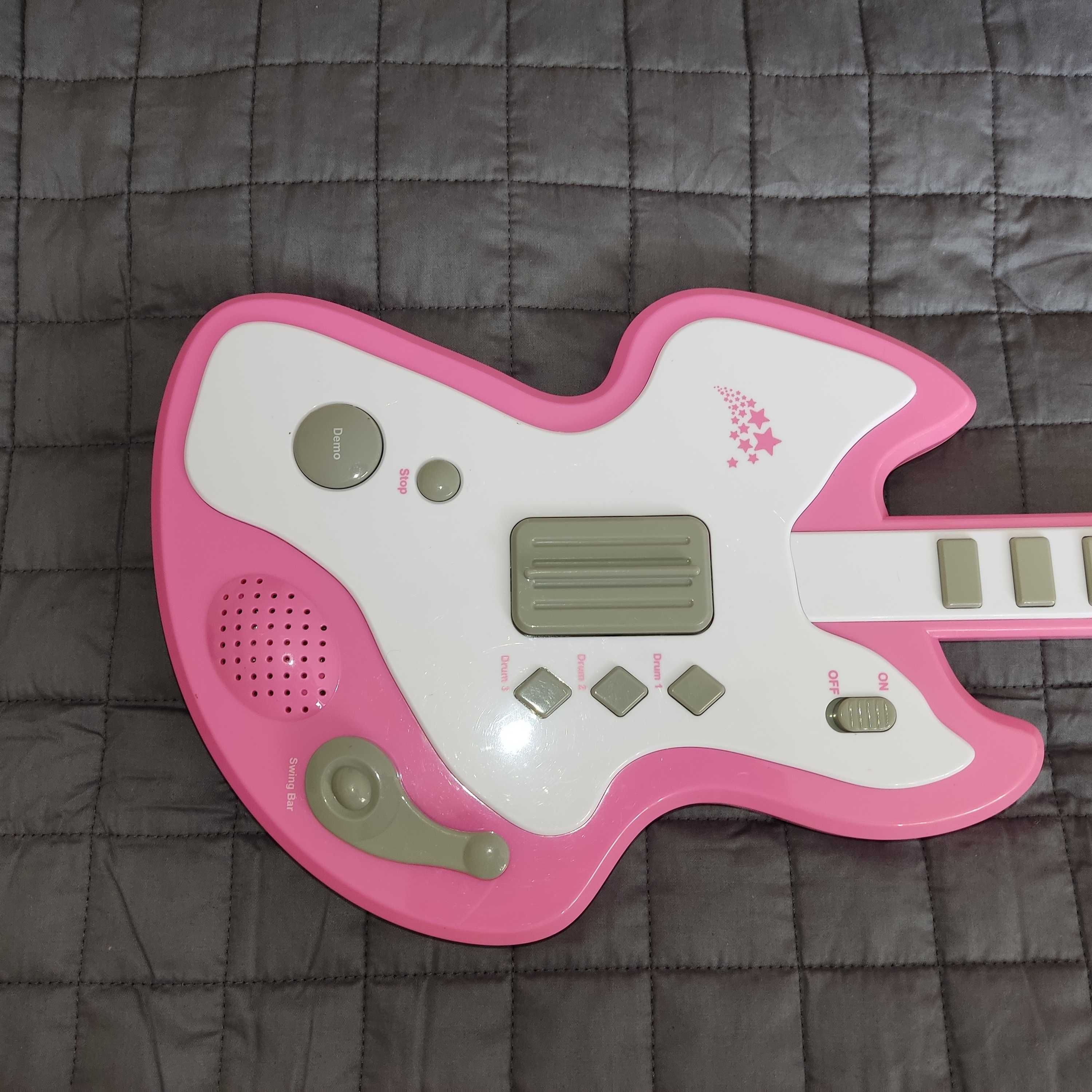 Gitara zabawka dla dziecka elektryczna