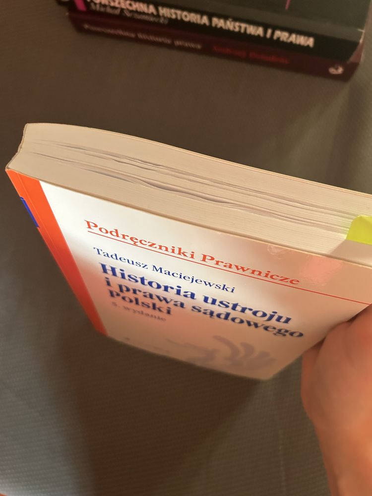 Historia ustroju i prawa sądowego Polski Tadeusz Maciejewski