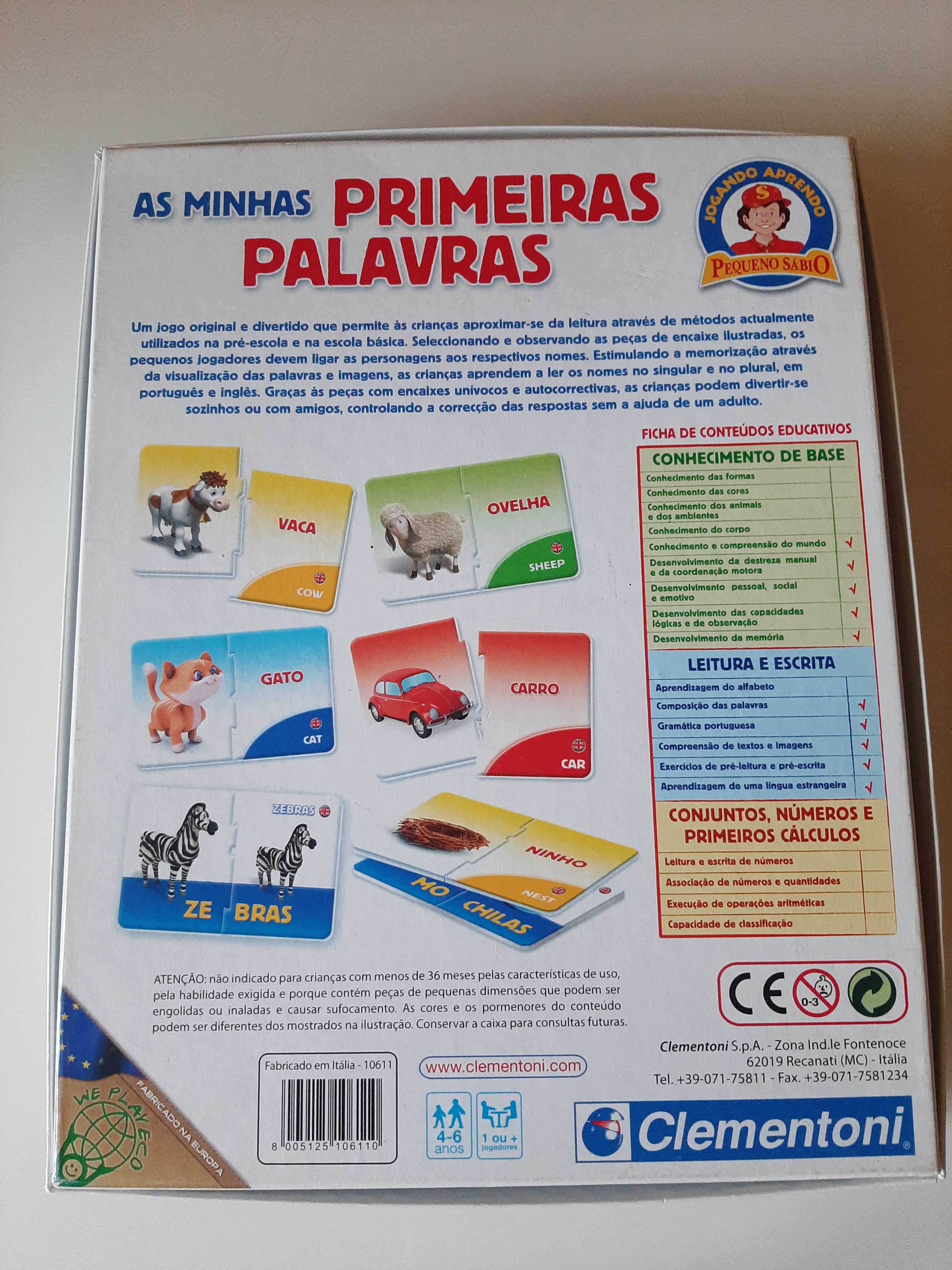 As minhas primeiras palavras dos 4 aos 6 anos