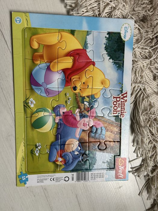 Puzzle Kubuś Puchatek 3+