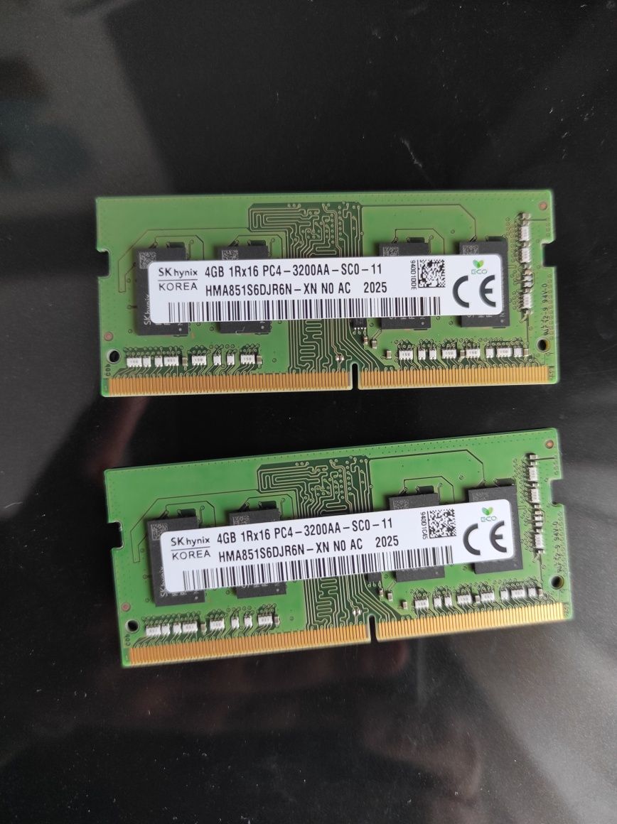 Memória sodimm 8gb DDR4 (2x4Gb)