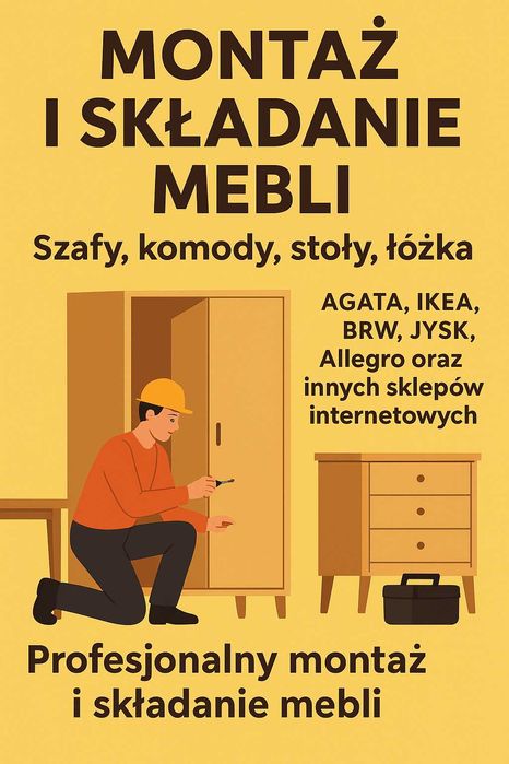 Montaż i składanie mebli